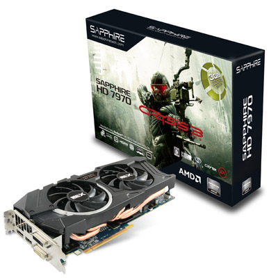 HD7970 3G GDDR5 PCI-E DL-DVI-I+SL-DVI-D / HDMI / DP Crysis 3 Edition 製品画像