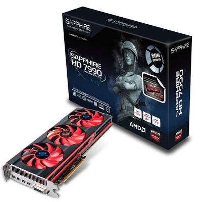 SAPPHIRE HD7990 6GB GDDR5 製品画像