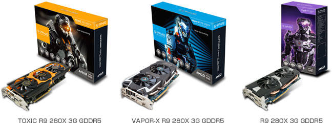 Radeon R9 280X搭載グラフィックボード 製品画像