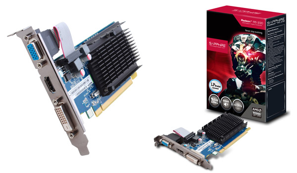 Sapphire R5 230 1G DDR3 PCI-E H/D/V 製品画像