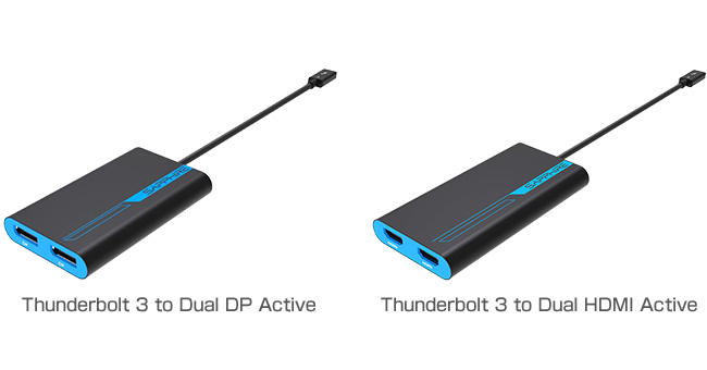 SAPPHIRE Thunderbolt 3 to Dual DP/HDMI 製品画像