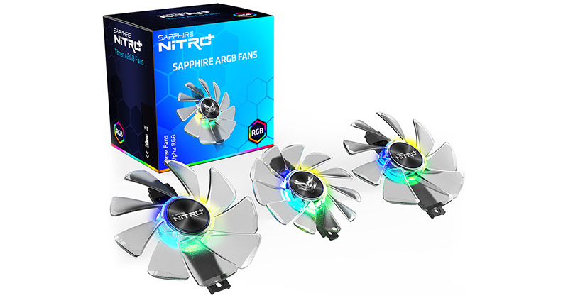 SAPPHIRE GEAR ARGB FAN 製品画像