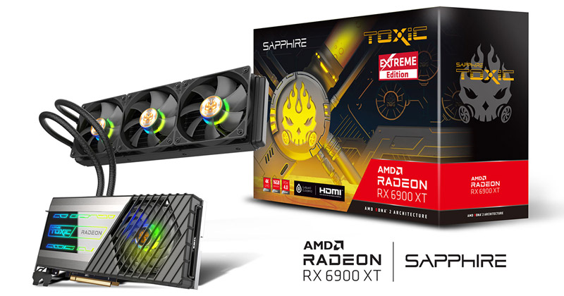 SAPPHIRE TOXIC Radeon RX 6900 XT OC 16G GDDR6 Extreme Edition 製品画像