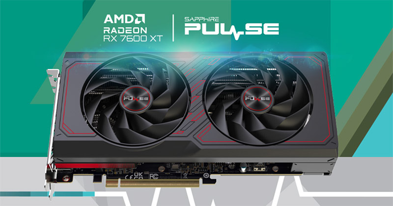 SAPPHIRE PULSE Radeon RX 7600 XT GAMING OC 16GB GDDR6 製品画像