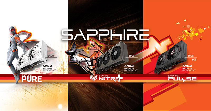 SAPPHIRE AMD RADEON RX 9060 XT グラフィックス搭載グラフィックボード 製品画像