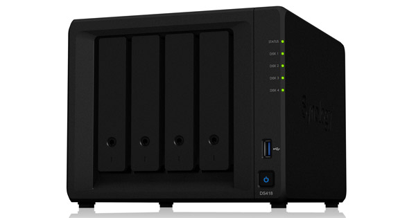 Synology DiskStation DS418 製品画像