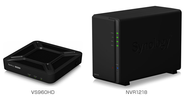 Synology VisualStation VS960HD、Network Video Recorder NVR1218 製品画像