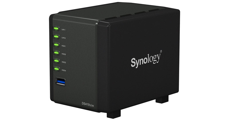 Synology DiskStation DS419slim 製品画像