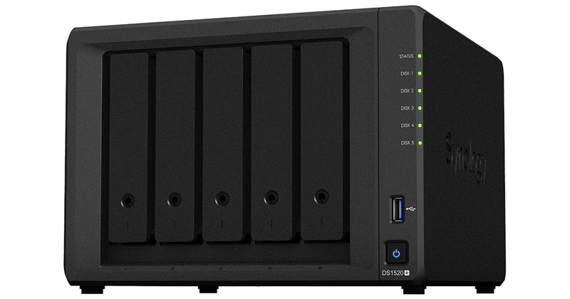 Synology DiskStation DS1520+ 製品画像