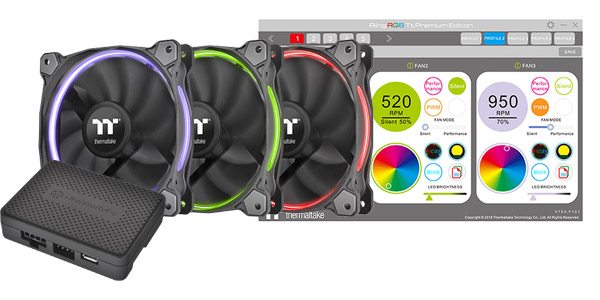 Thermaltake Riing 14 RGB ファン Premium Edition -3Pack- 製品画像