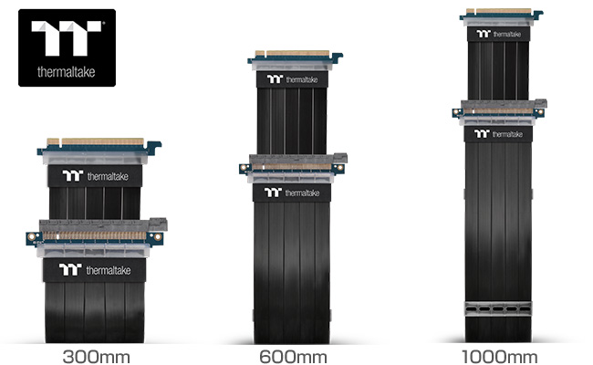 Thermaltake TT Premium PCI Express Extender Cableシリーズ 製品画像