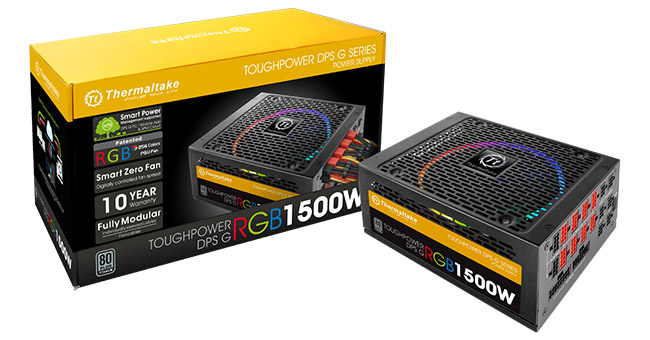 Thermaltake TOUGHPOWER DPS G RGB 1500W TITANIUM 製品画像