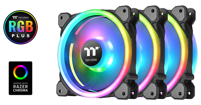 Thermaltake Riing Trio 12 RGB 3Pack 製品画像