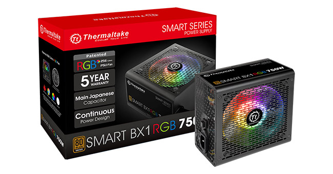 Thermaltake Smart BX1 RGB BRONZEシリーズ 製品画像