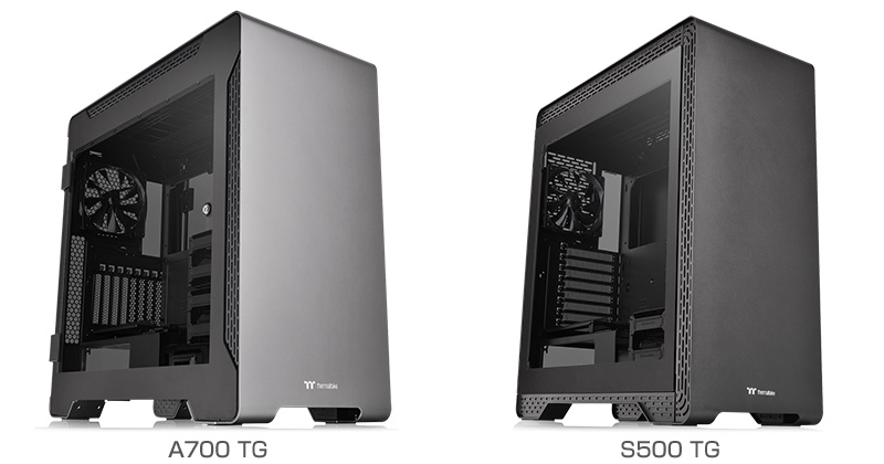 Thermaltake A700 TG、S500 TG 製品画像