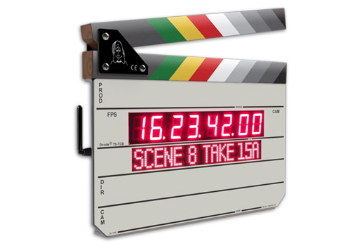 Timecode Systems社、Timecode Buddy組込のクラッパースレート「Denecke TS-TCB」を4月より出荷開始