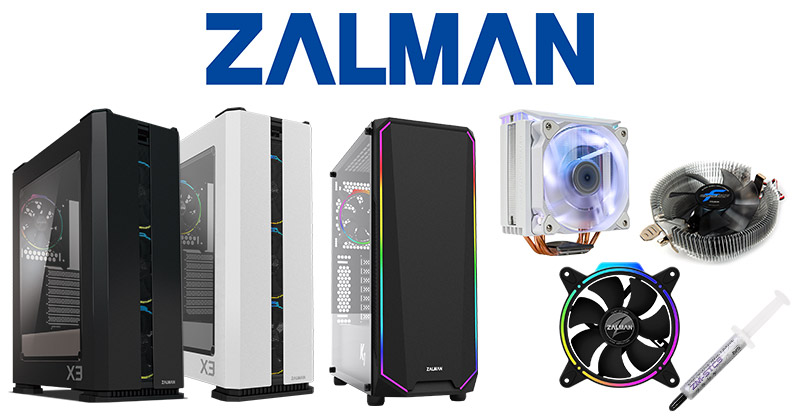 ZALMAN X3シリーズ、K1、CNPS10X OPTIMA II WHITE、CNPS80F、ZM-RFD120A、ZM-STC9 製品画像