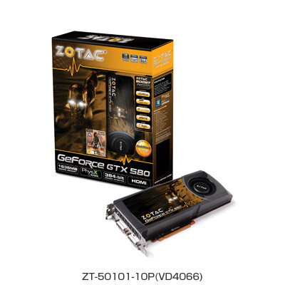 ZOTAC GeForce GTX580 DDR5