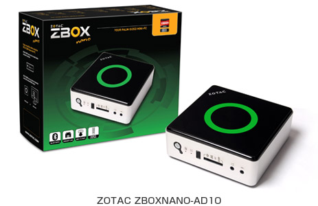 ZOTAC ZBOXNANO-AD10シリーズ 製品画像