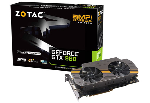 ZOTAC GeForce GTX 980 AMP Omega Edition 製品画像