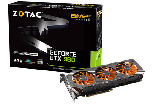 ZOTAC GeForce GTX 980 AMP Edition 製品画像