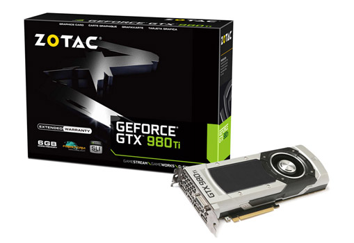 ZOTAC GeForce GTX 980 Ti 製品画像