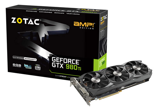 ZOTAC GeForce GTX 980 Ti AMP Edition 製品画像