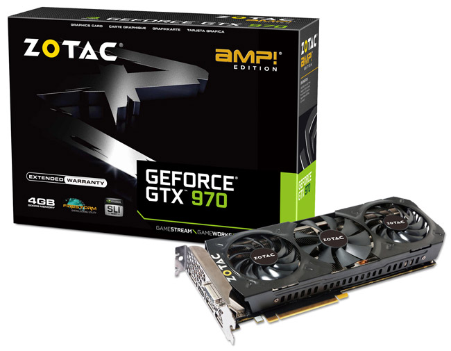 ZOTAC GeForce GTX 970 AMP 製品画像