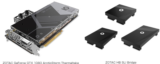 ZOTAC GeForce GTX 1080 ArcticStorm Thermaltake 製品画像