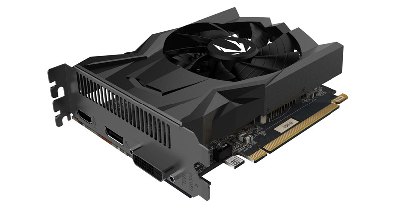 GeForce GTX 1650を搭載する省スペースモデルのグラフィックボード、ZOTAC社製「ZOTAC GAMING GeForce