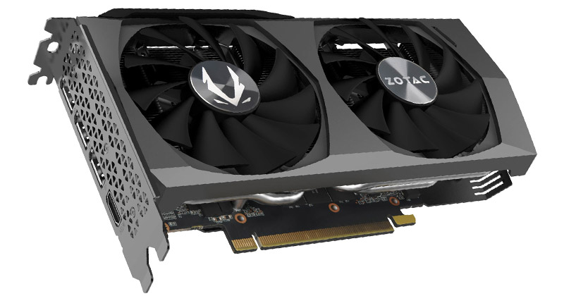 ZOTAC GAMING GeForce RTX 3060 Ti Twin Edge、ZOTAC GAMING GeForce RTX 3060 Ti Twin Edge OC 製品画像