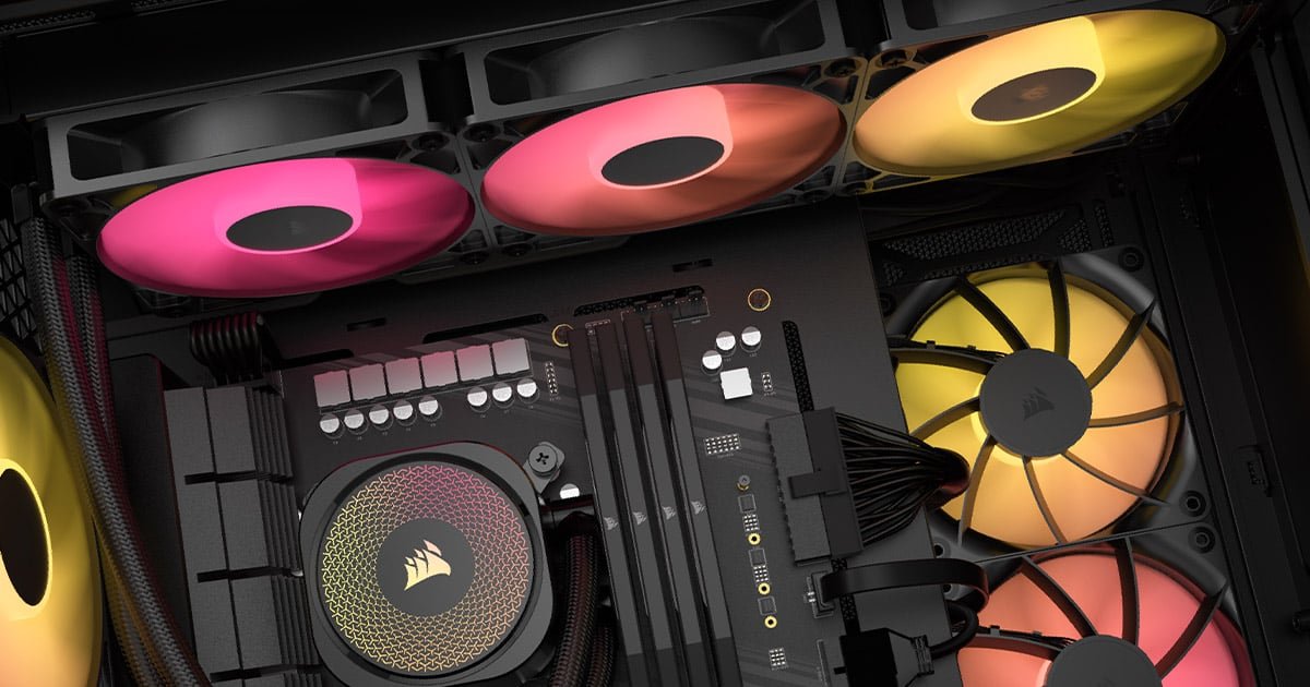 デイジーチェーン接続対応のファンを備える水冷一体型CPUクーラー