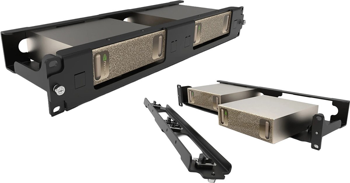 NVIDIA DGX SparkおよびNVIDIA GB10 Grace Blackwell搭載AIスーパーコンピューター対応ラックマウント ...