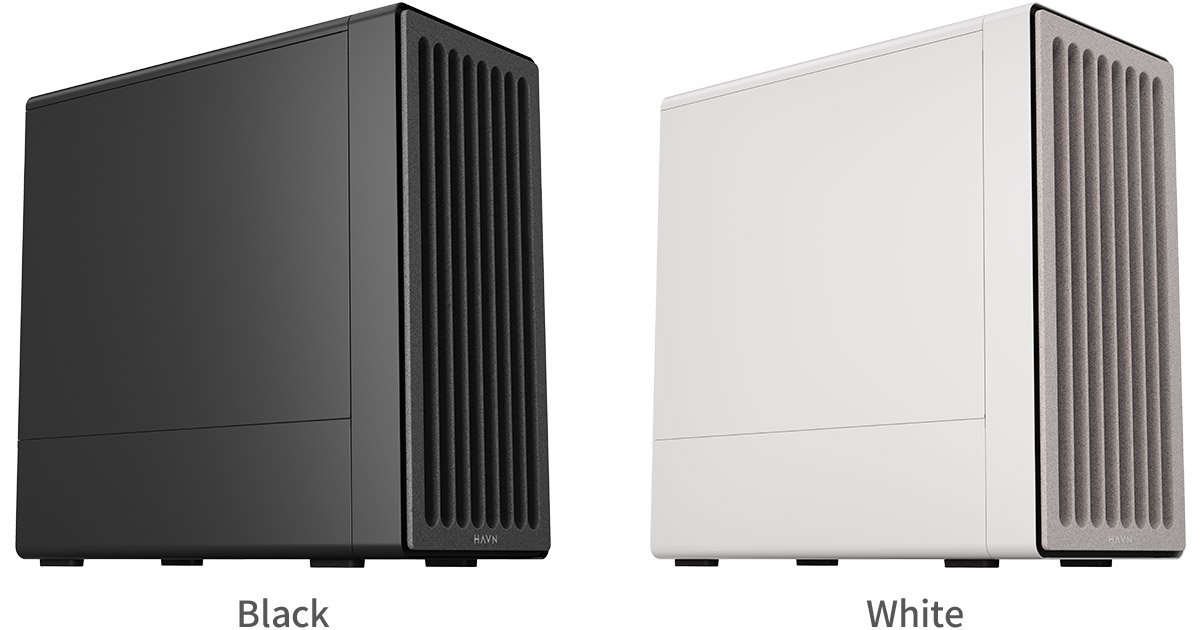 サイドにソリッドパネルを採用したエアフロー重視のミドルタワー型PC