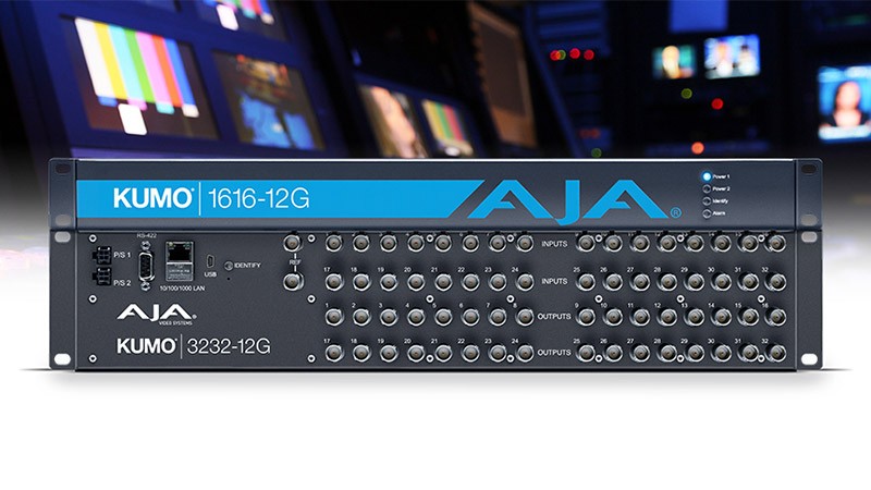 AJA Video Systems社、KUMO 3232-12GとKUMO 1616-12Gルーターを発表