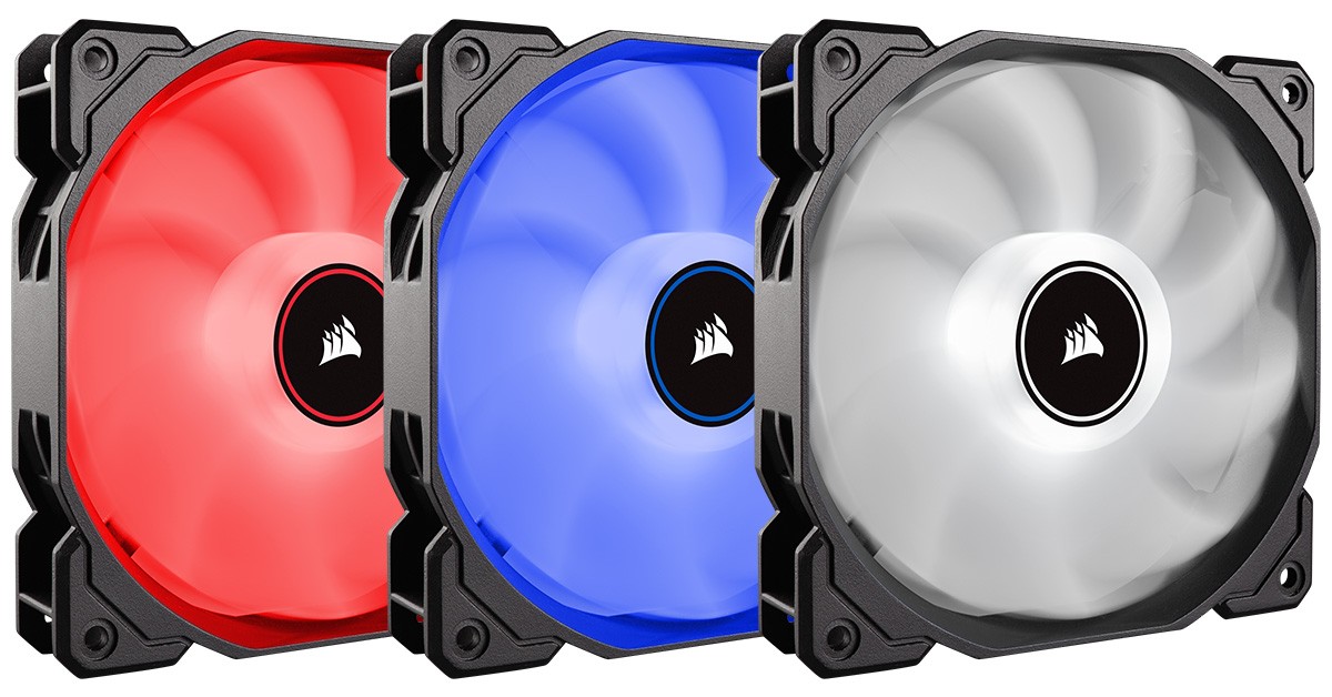 高いエアフローと静圧により優れた冷却性能を実現する静音LEDファン、CORSAIR社製「AF LED 2018」シリーズを発表 | 株式会社アスク