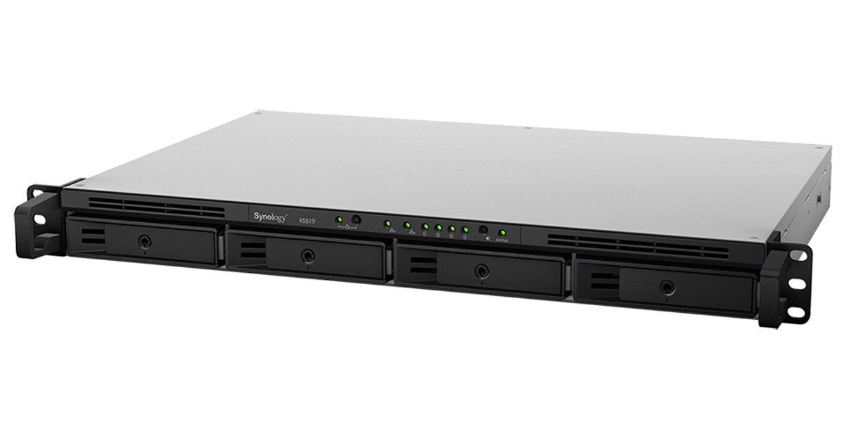 Synology社製、省スペースかつ拡張性に優れた1Uラックマウント型