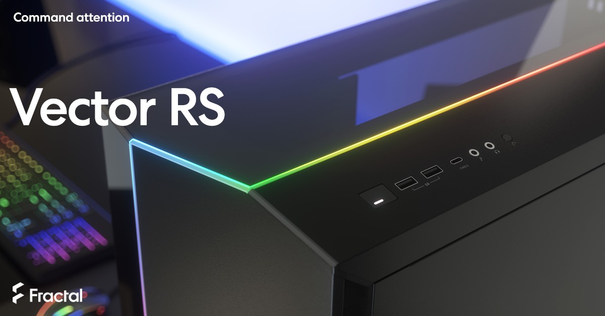 拡張性に優れた多角形デザインのミドルタワー型PCケース、Fractal