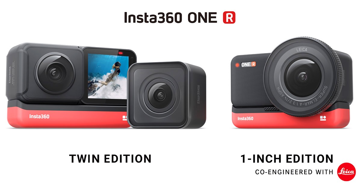 Insta360ブランド製、画期的なモジュール式の小型アクションカメラ