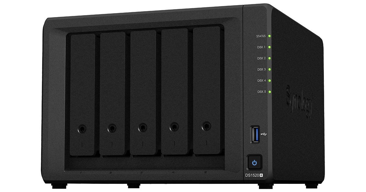 Amazon.com: Synology NAS DiskStation DS1520+ (Diskless), 5