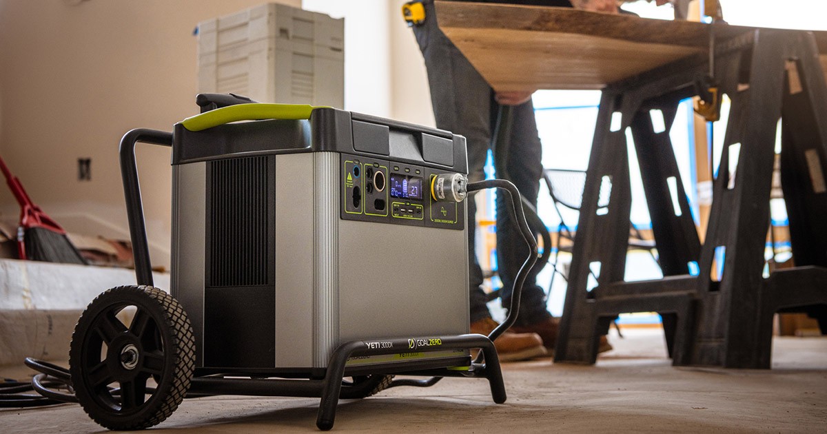 Goal Zero社製、バッテリー管理用のWi-Fi機能に加え、定格出力