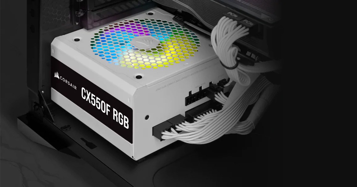 アドレサブルRGBファンを搭載するコンパクトなフルモジュラータイプの電源ユニット、CORSAIR社製「CXF RGB」シリーズを発表 | 株式会社アスク