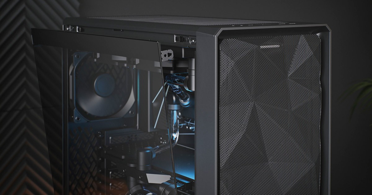 Fractal Design社製、多角形メッシュデザインのMeshifyシリーズ最新