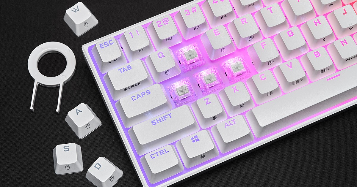 CORSAIR社製、AXONテクノロジーにより圧倒的な高速入力を実現する