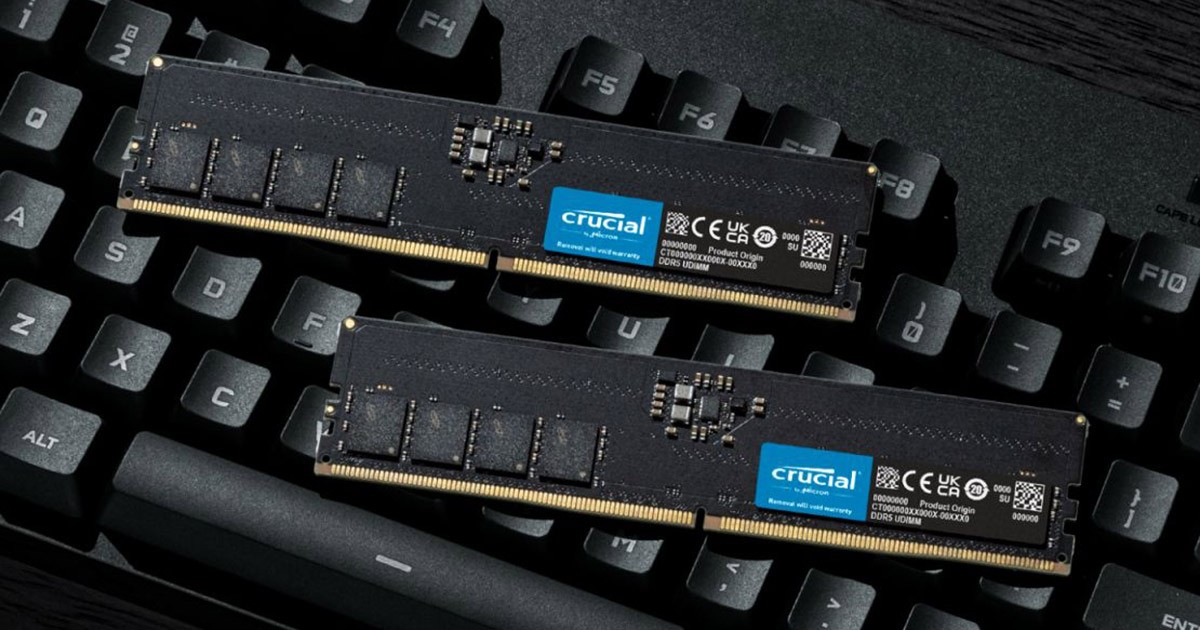 CRUCIAL メモリ DDR5 16GB CT2K8G48C40U5
