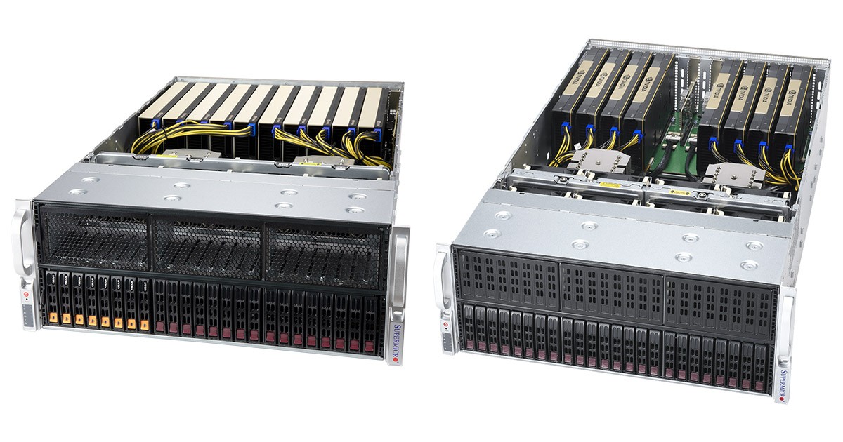 NVIDIA RTX A6000を搭載する、Supermicro社製サーバー・ワーク