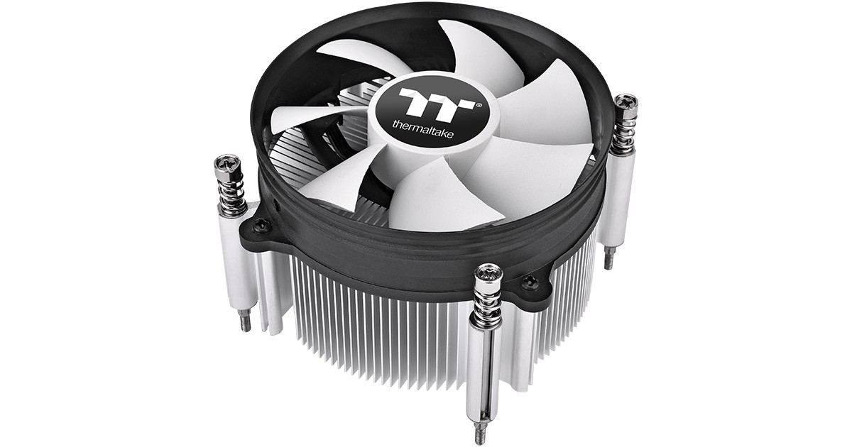 Thermaltake社製、全高65.4mmに抑えたロープロファイル設計を採用する