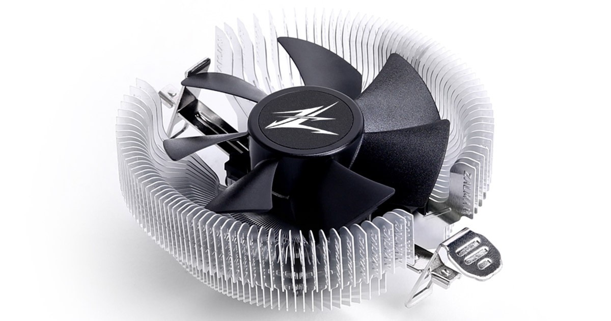 ZALMAN社製、高さを50mmに抑えたコンパクトなトップフロー型CPU