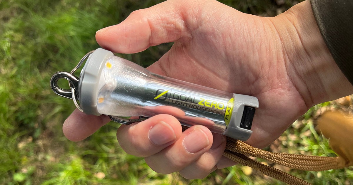 2本セット　Goal Zero LIGHTHOUSE micro FLASH Goal Zero社製、アウトドアの定番LEDランタン「Lighthouse Micro