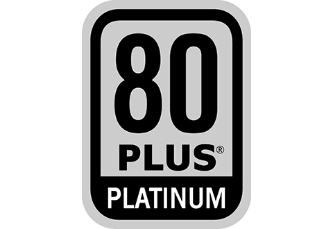 80PLUS PLATINUM認証取得の高効率設計